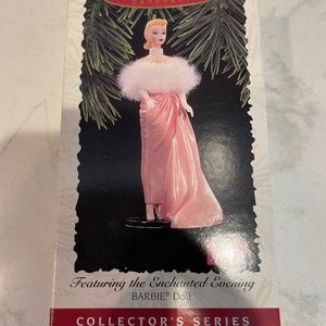 Hallmark featuring the enchanted evening Barbie doll ornament